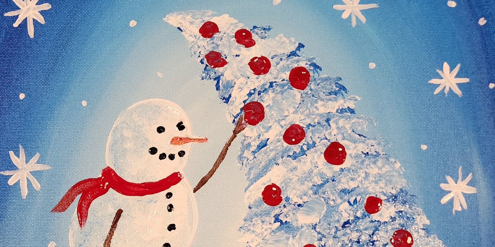 Banner image for Holiday Snowman, Family Paint Event 