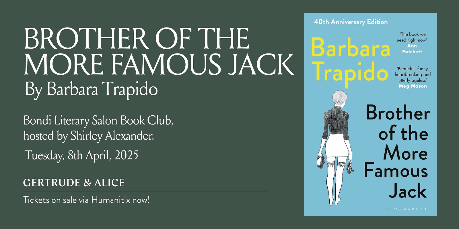 Banner image for Bondi Literary Salon Book Club: Brother of the More Famous Jack