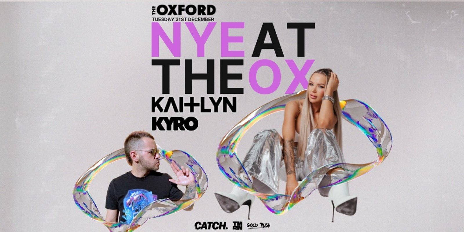 Banner image for NYE at The Ox Feat. Kaitlyn and Kyro