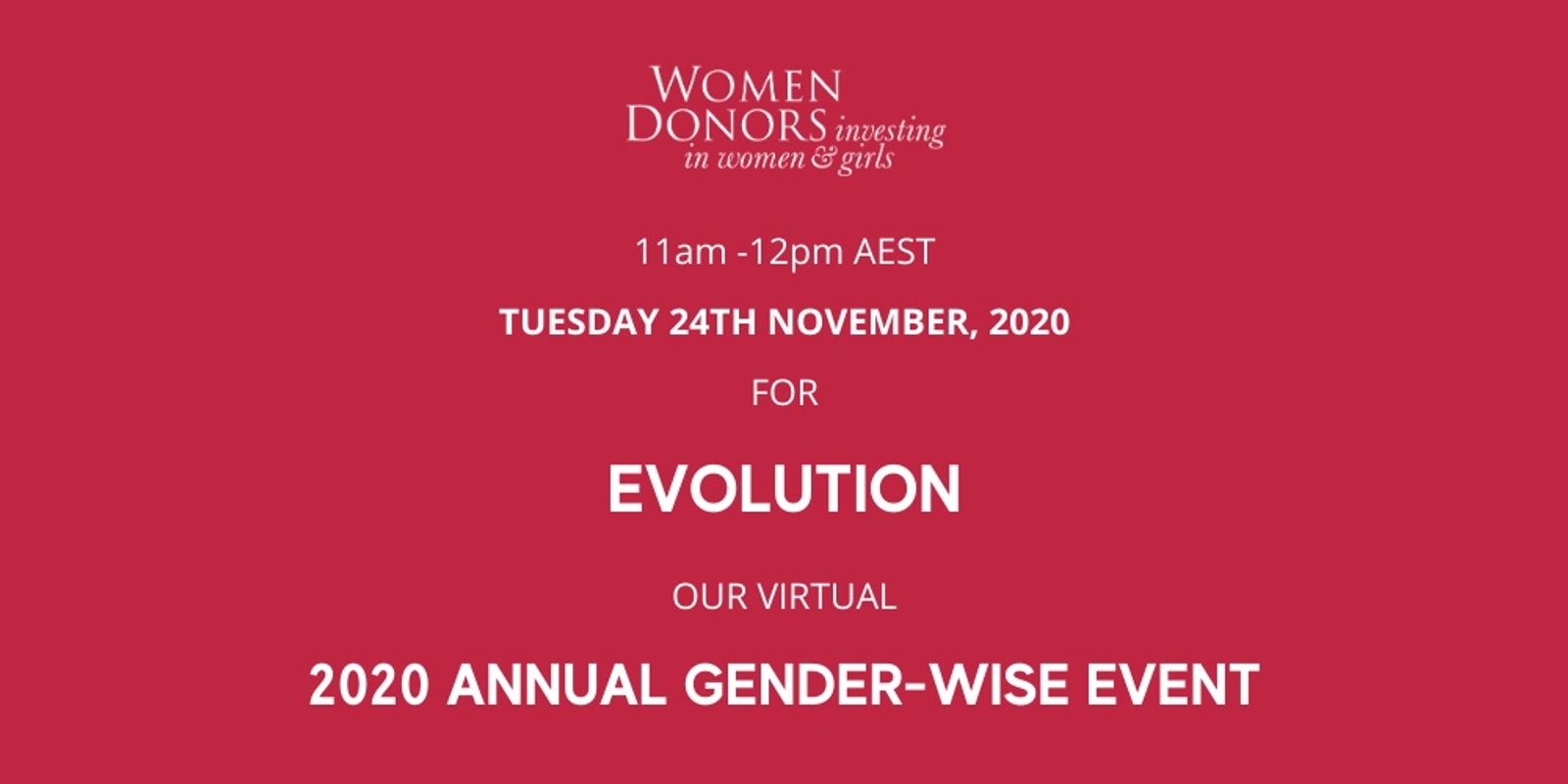 Banner image for Annual Gender-wise Event