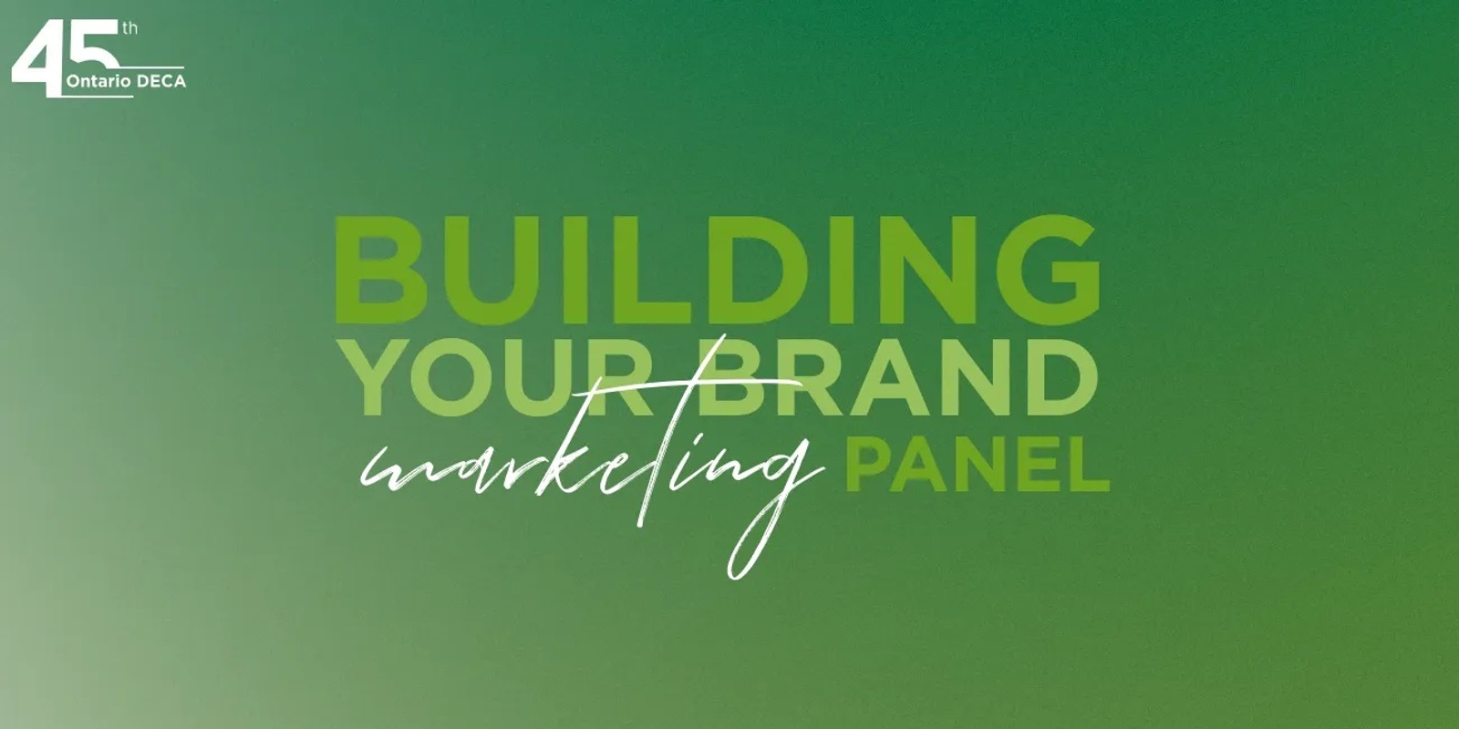 Banner image for Building your Brand | Ontario DECA