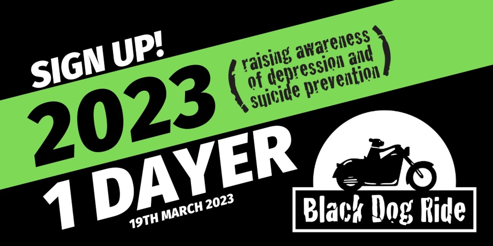 Banner image for North Adelaide - SA - Black Dog Ride 1 Dayer 2023