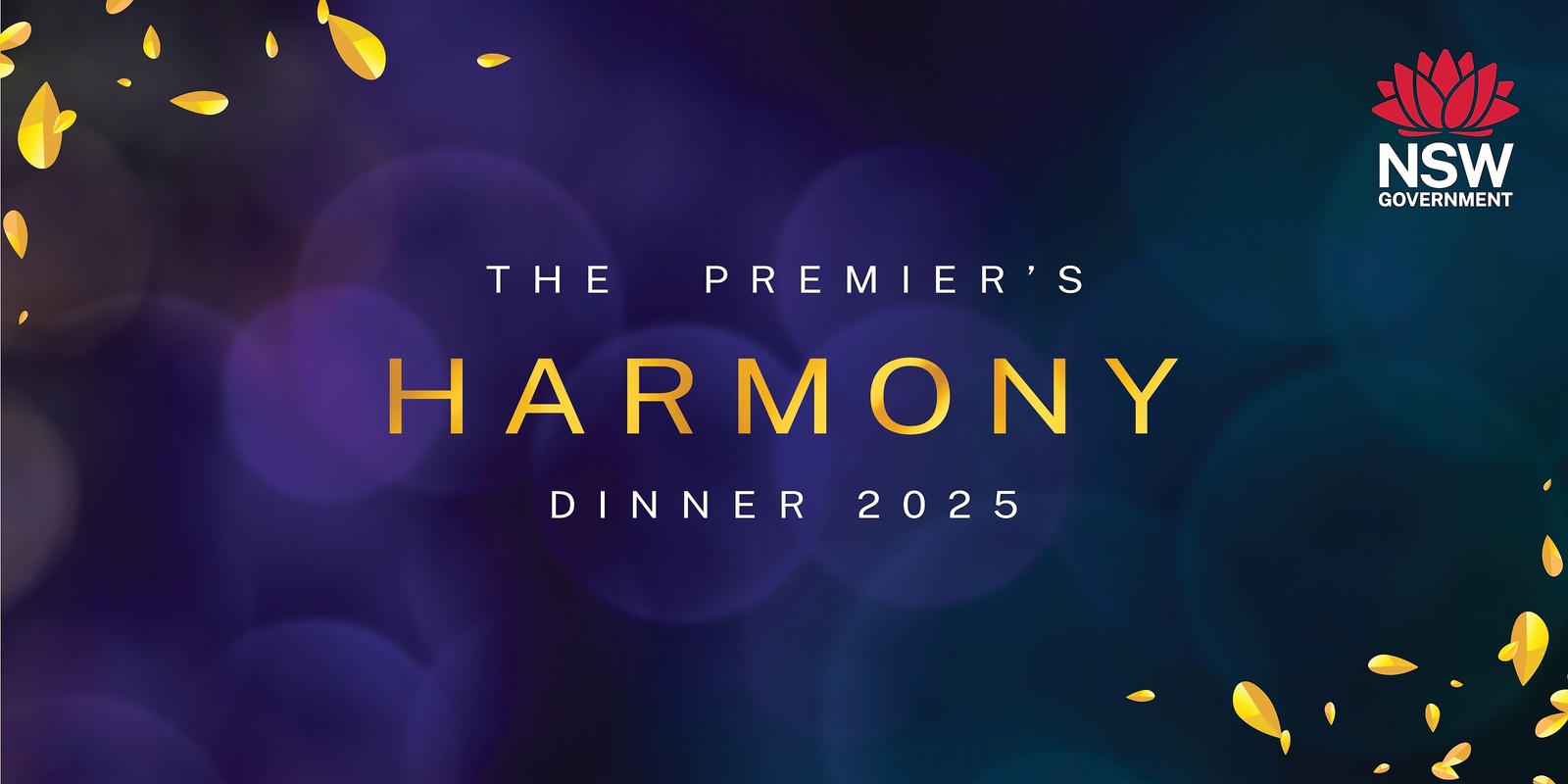 Banner image for Premier's Harmony Dinner 2025