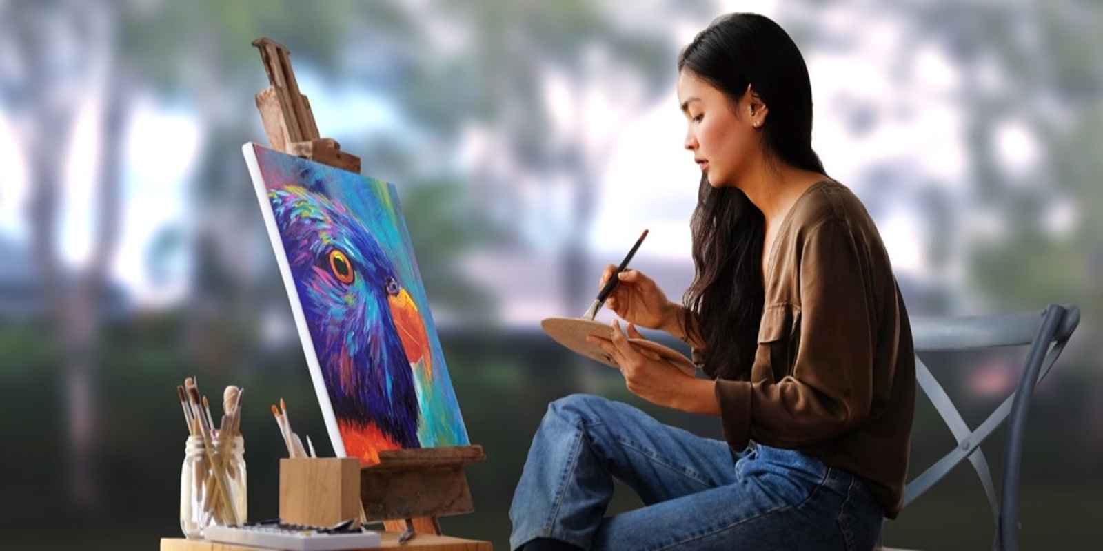 Banner image for Paint and Sip - June - Lorikeet