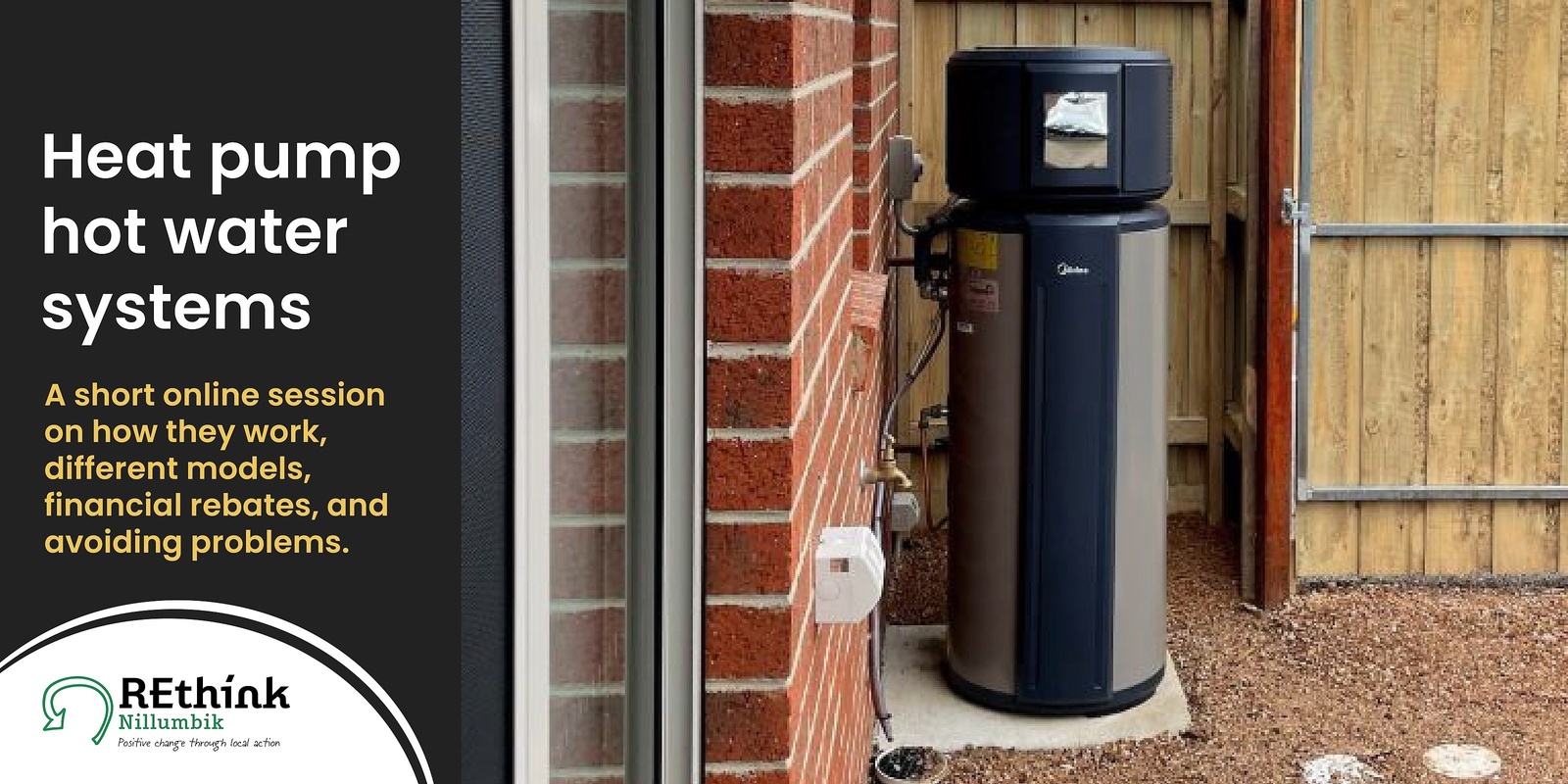 Banner image for Heat pump hot water systems