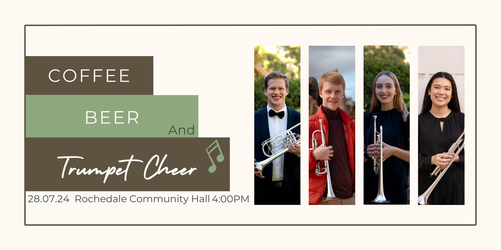 Banner image for Coffee, Beer and Trumpet Cheer!
