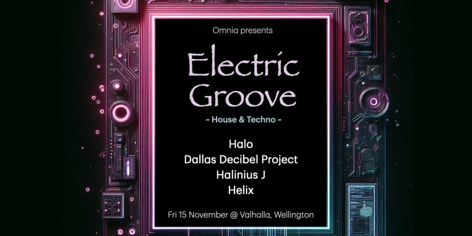 Banner image for Omnia presents Electric Groove