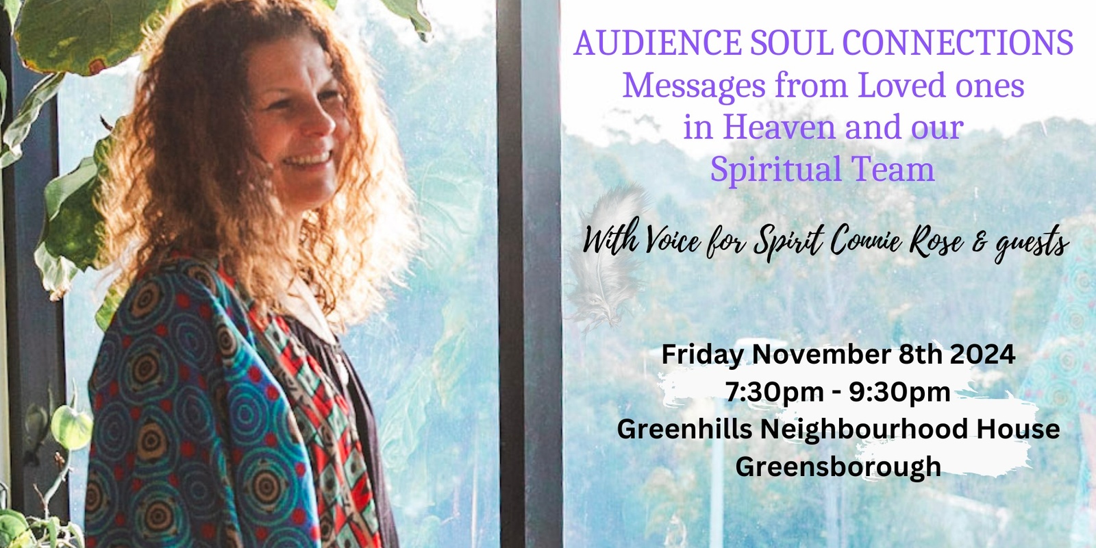 Banner image for An evening of Working with Spirit - Audience Readings 