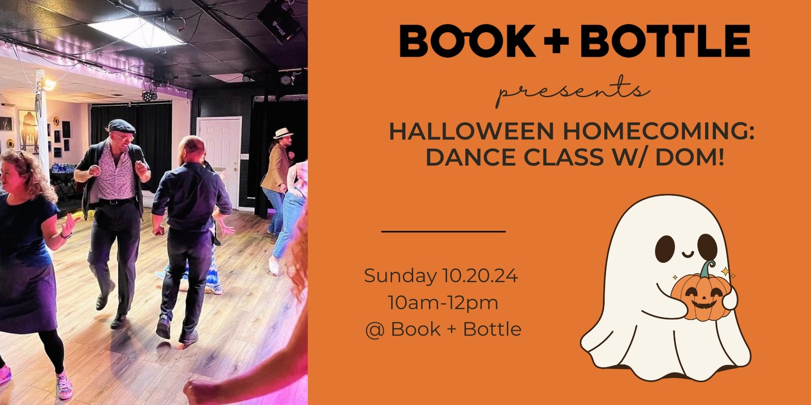 Banner image for Halloween Homecoming: Dance Class with Dom!