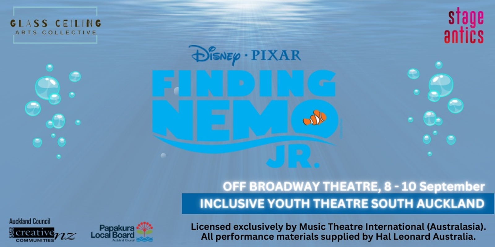 Banner image for Disney's Finding Nemo JR