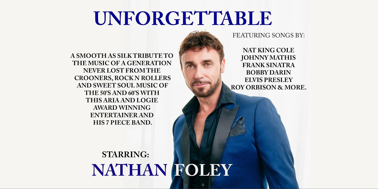 Banner image for Unforgettable - Nathan Foley