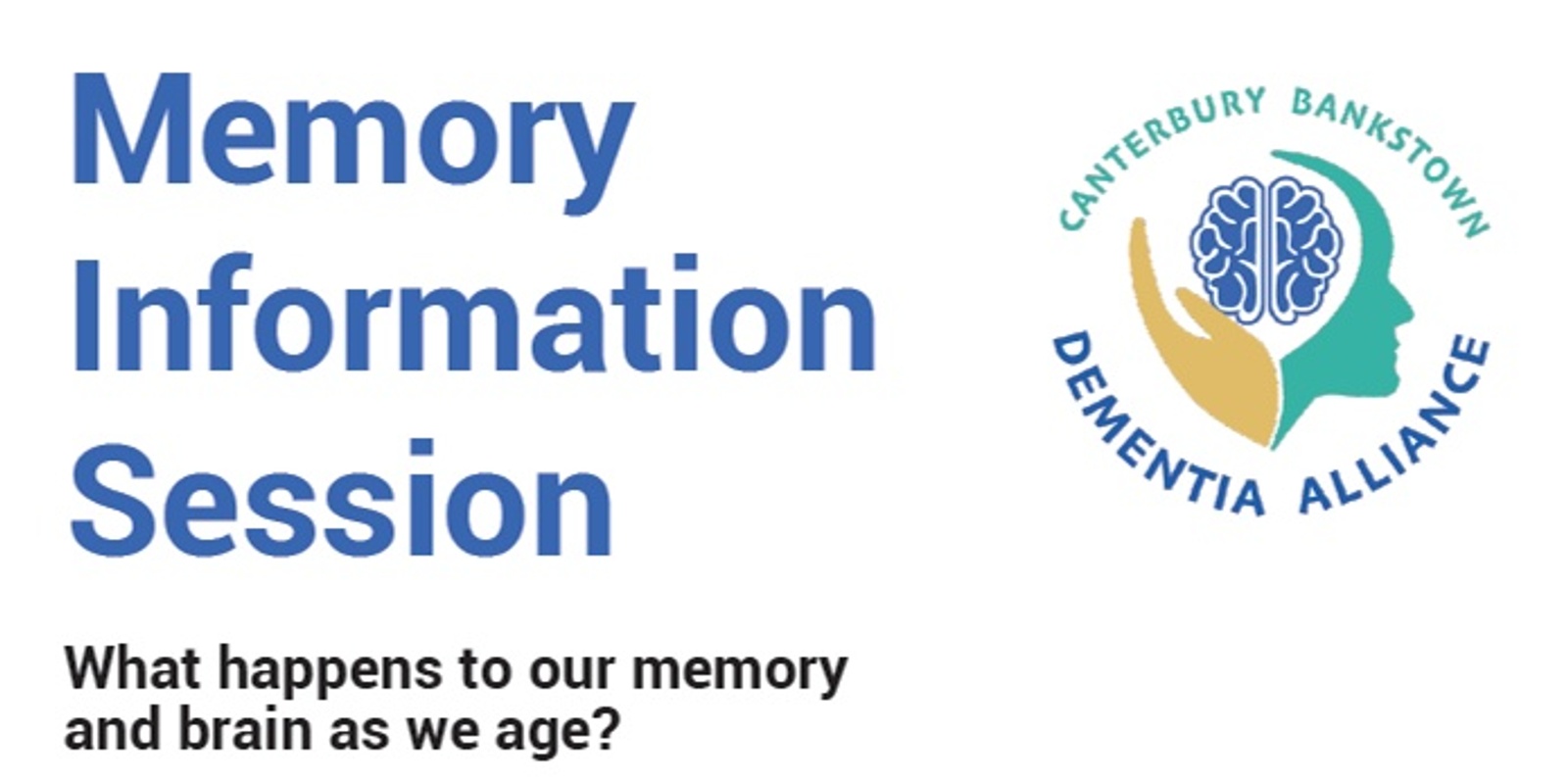 Banner image for Memory Information Session in English