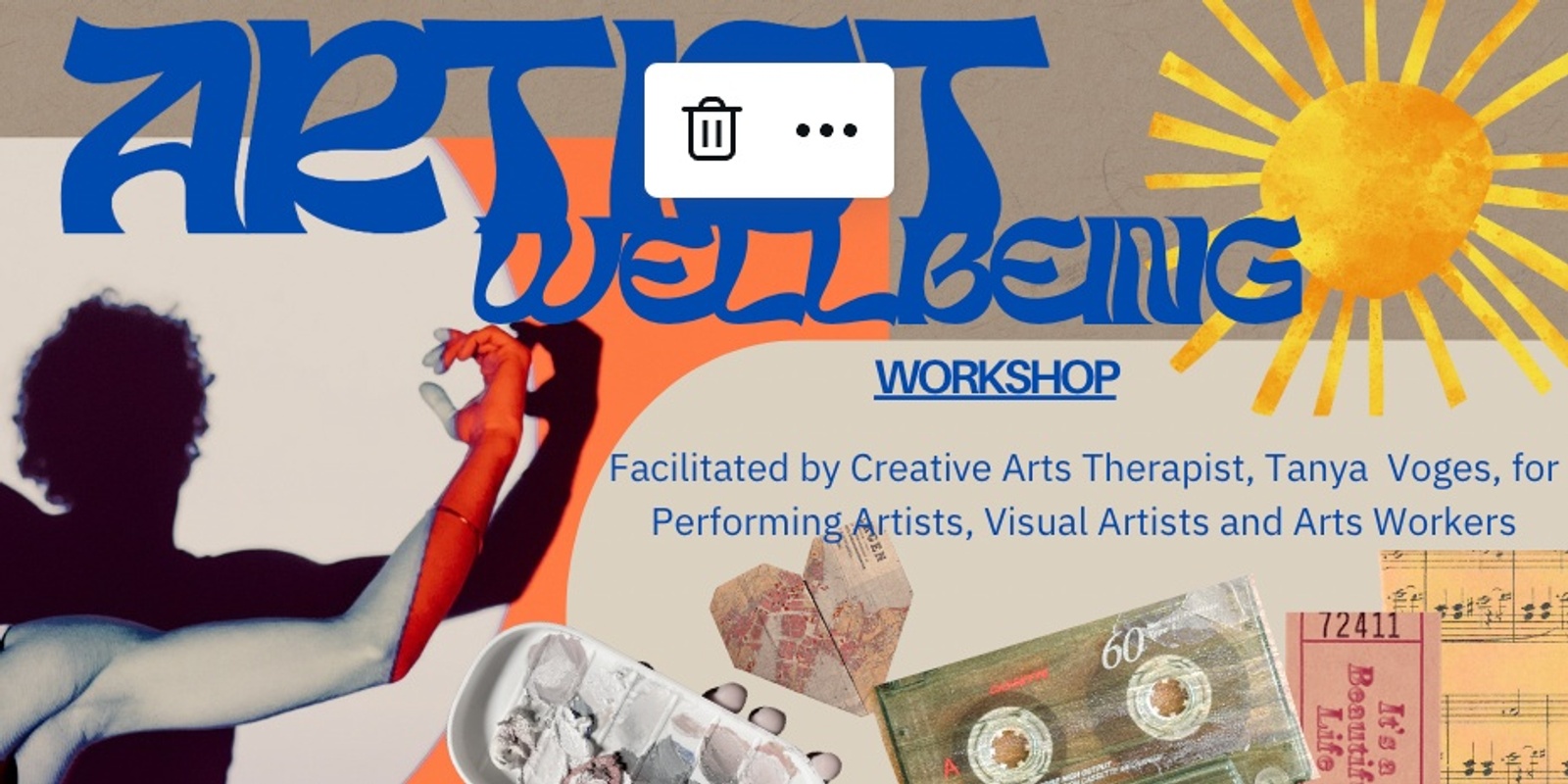 Banner image for Artist Wellbeing Workshop (May 2024)