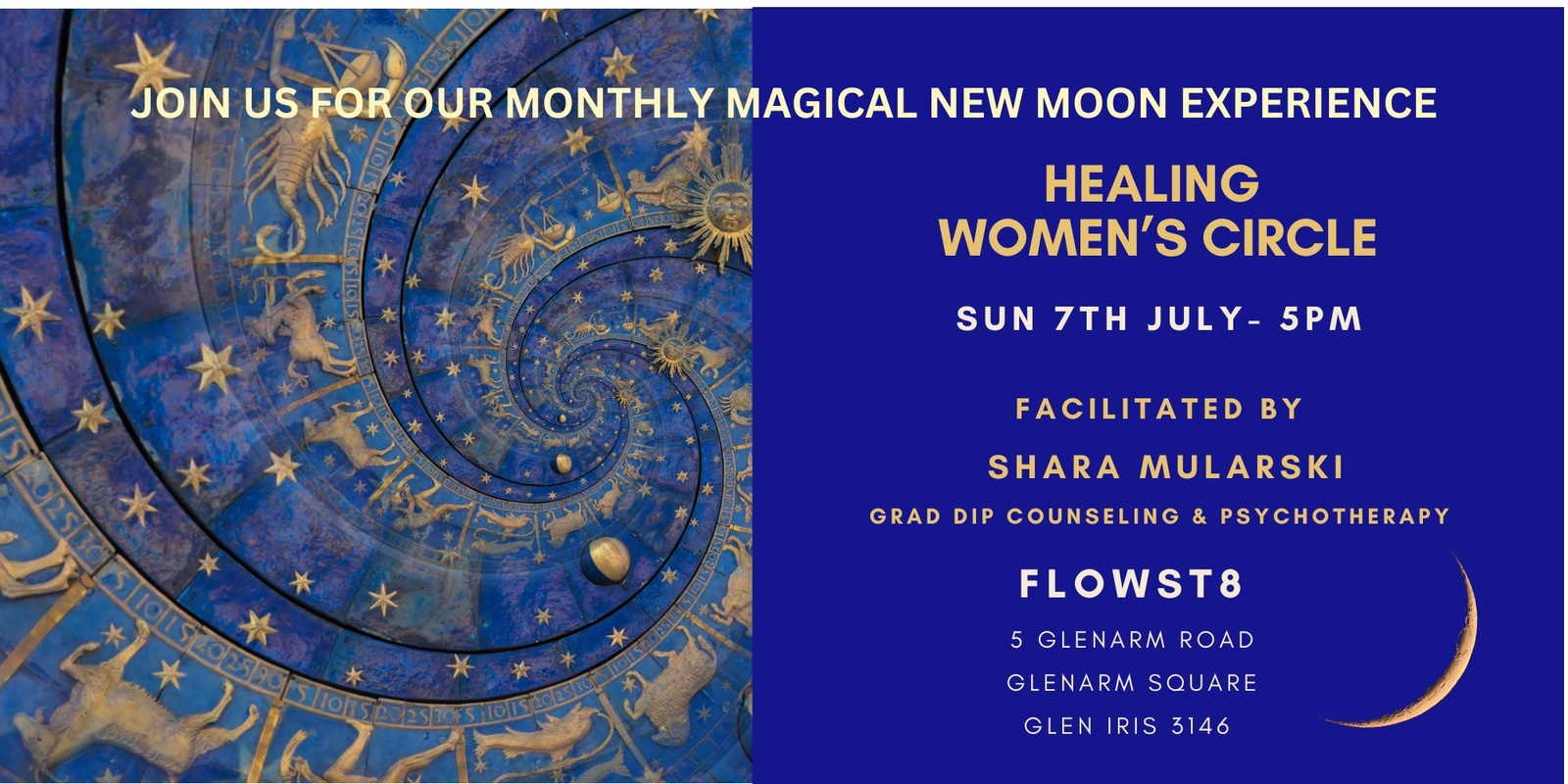 Banner image for Monthly New Moon Women’s Circle 