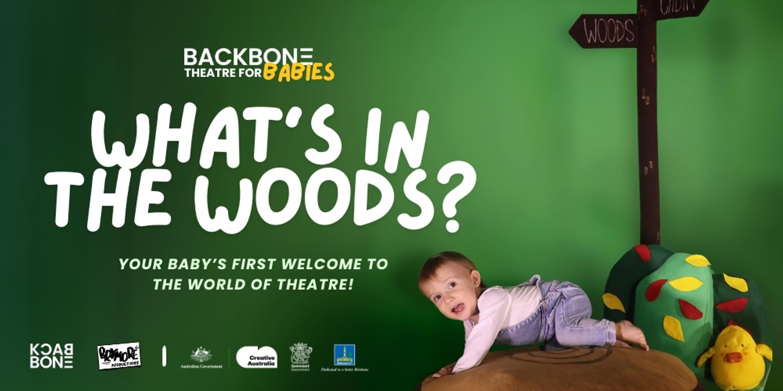 Banner image for 'What's In The Woods?' - Theatre For Babies (ages 2-3)