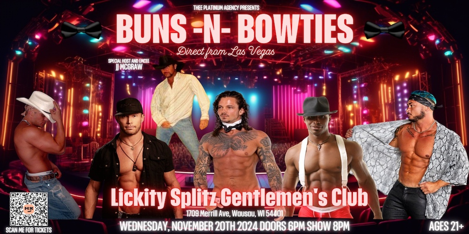 Banner image for BUNS -N- BOWTIES: An Unforgettable Ladies' Night Out!