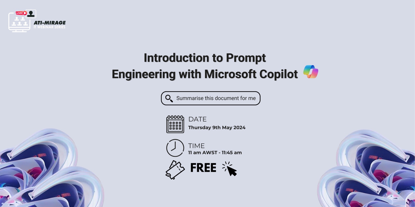 Banner image for Introduction to Prompt Engineering with Microsoft Copilot