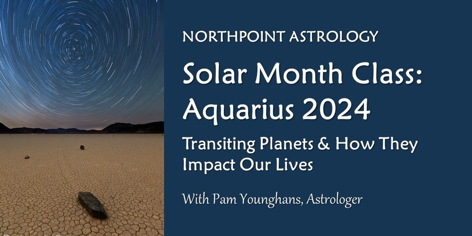 Banner image for Solar Month Class: Aquarius 2024