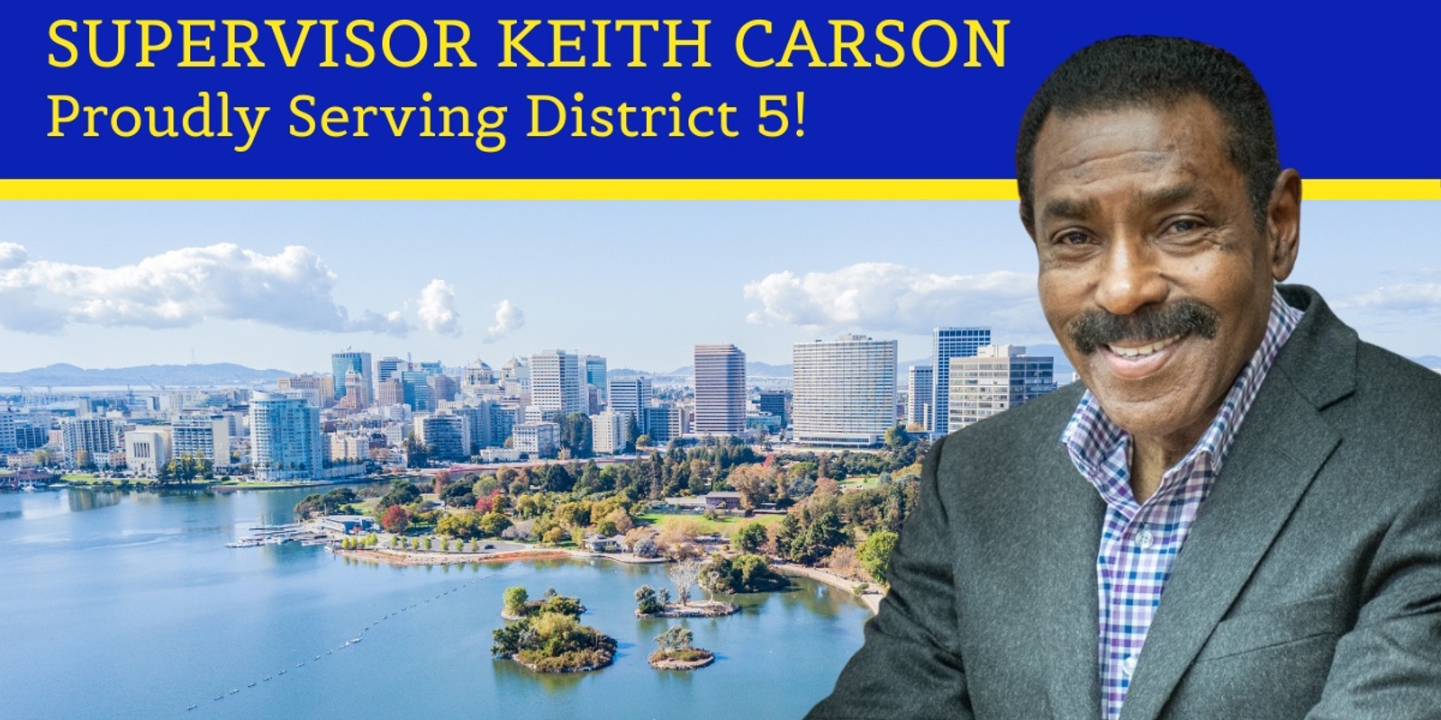 Supervisor Keith Carson's banner