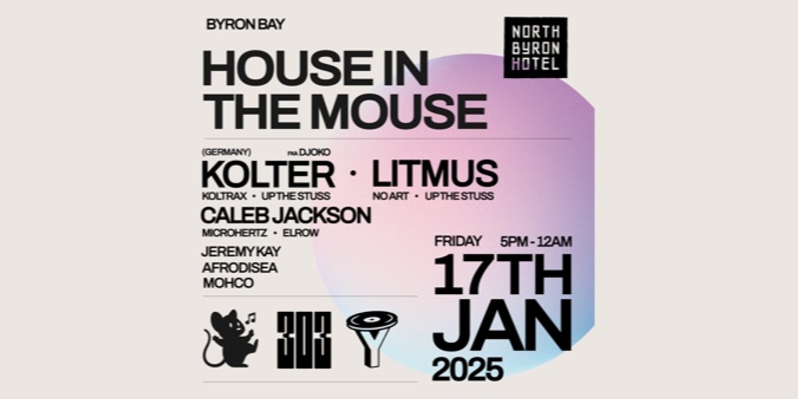 Banner image for HOUSE IN THE MOUSE | ft Kolter, Litmus & Caleb Jackson