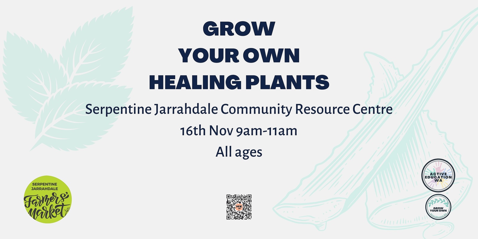 Banner image for GROW YOUR OWN Healing Plants