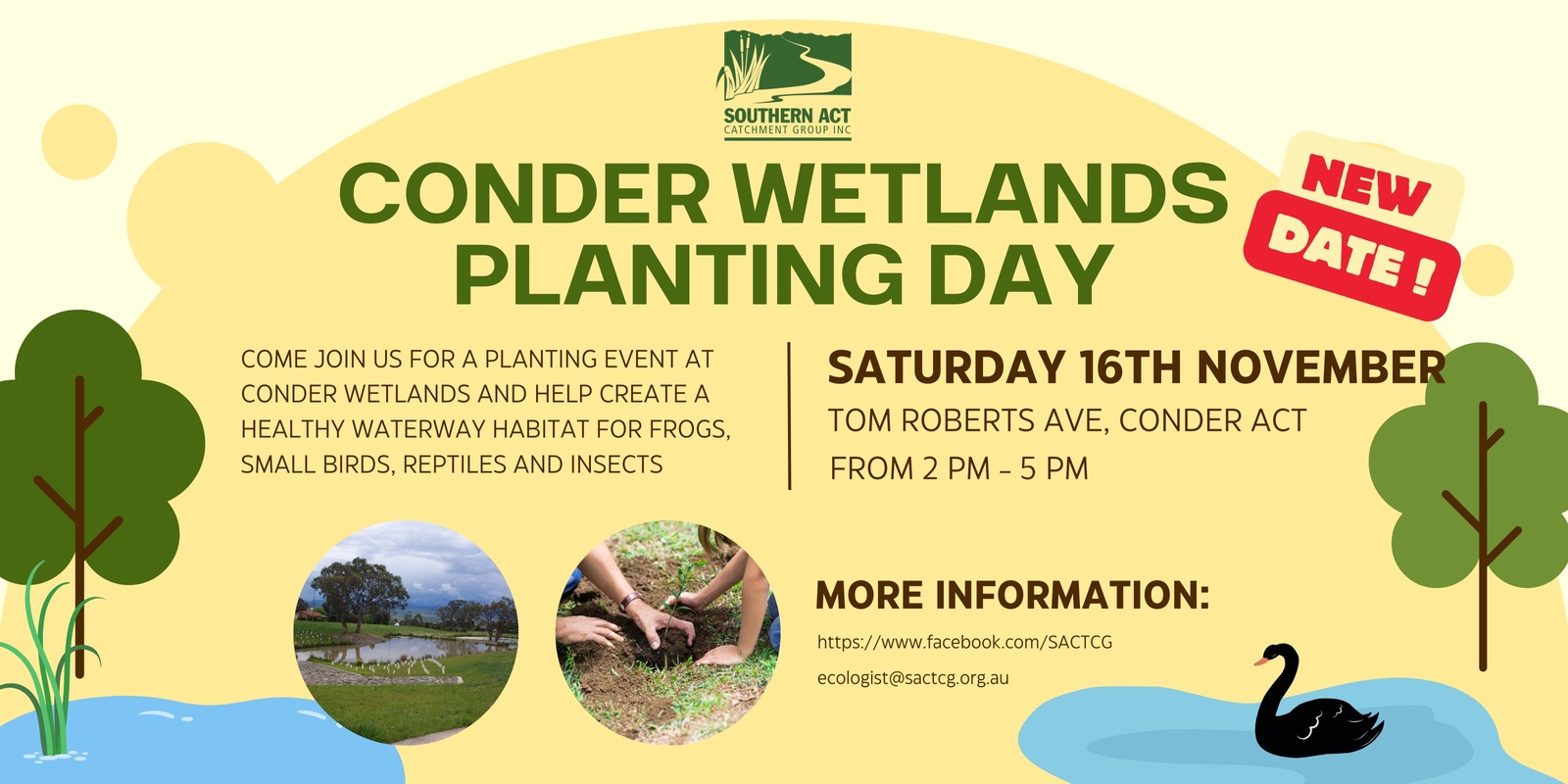 Banner image for Conder Wetlands Planting Day 