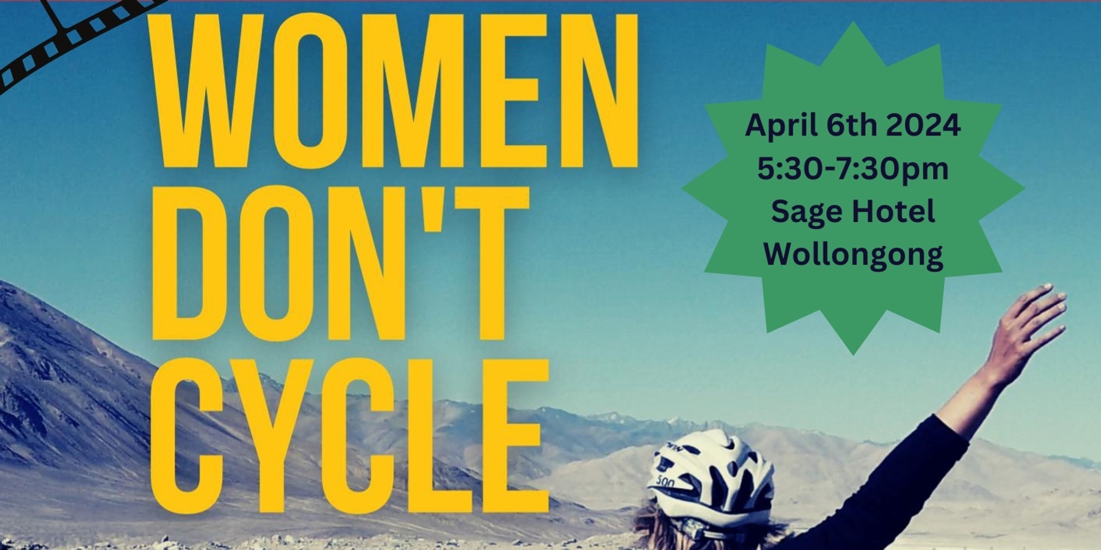 Banner image for Women Don't Cycle - movie screening