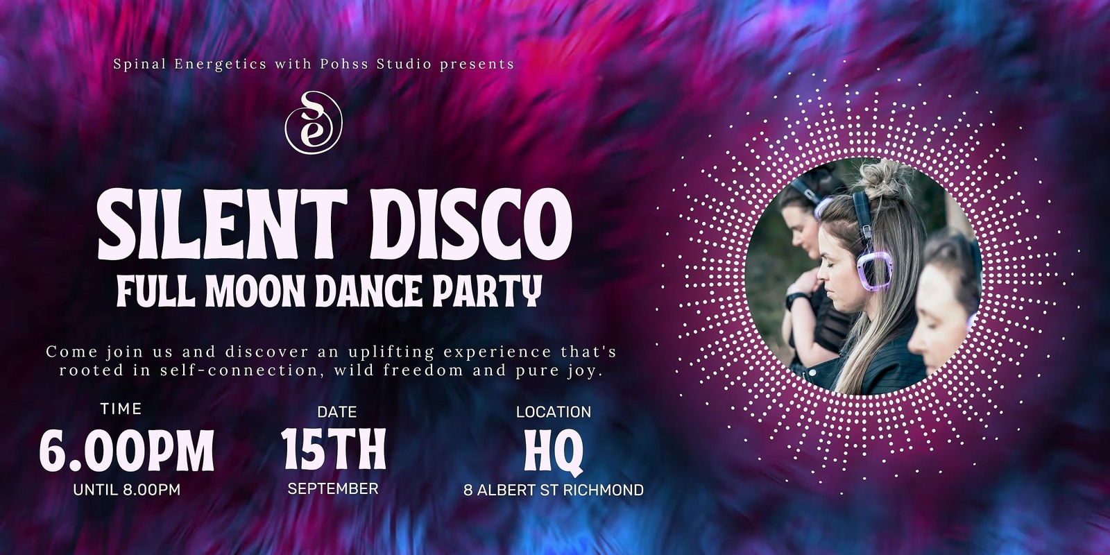 Banner image for Silent Disco Full Moon Dance Party September