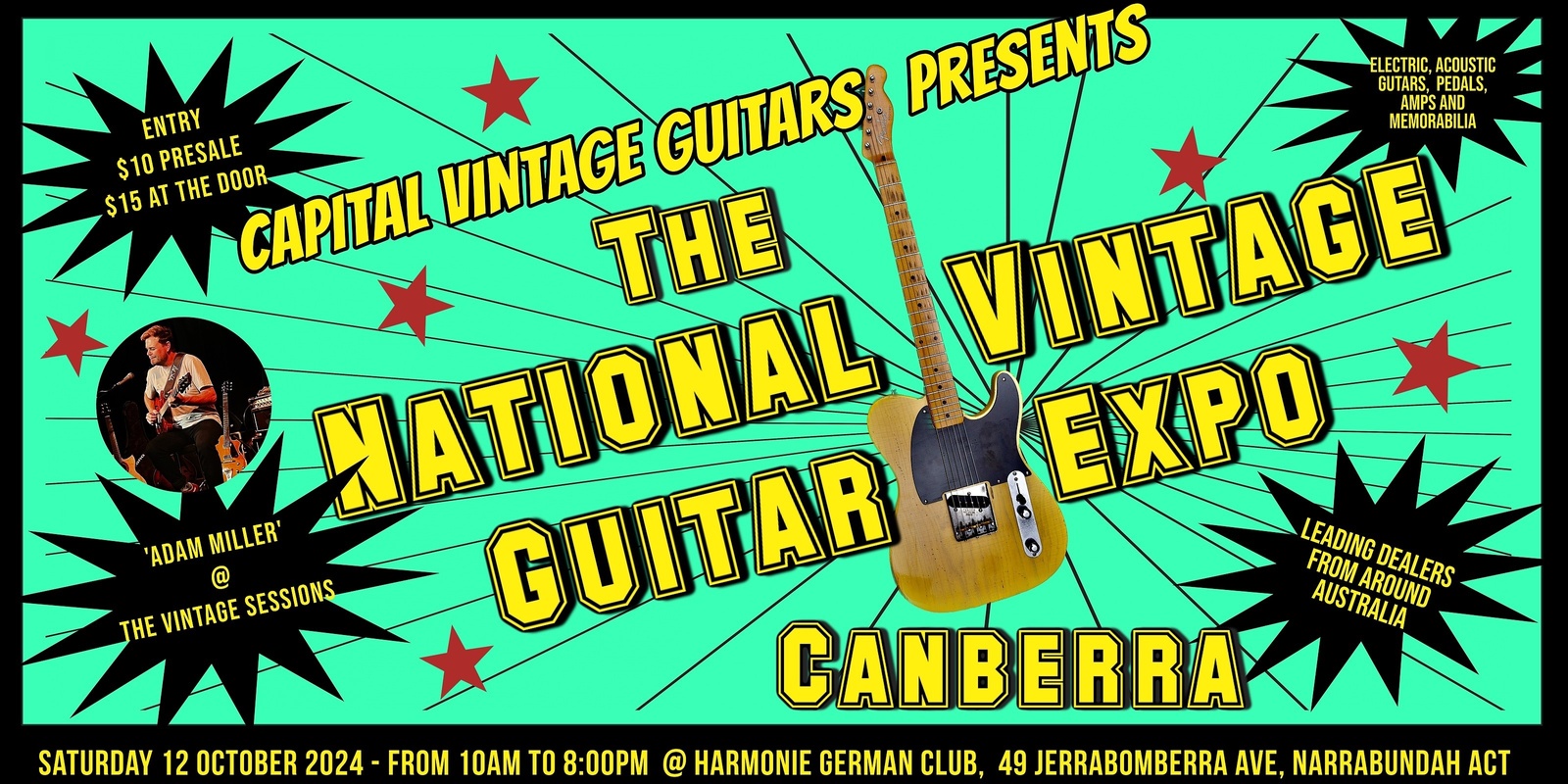 Banner image for The National Vintage Guitar Expo 2024