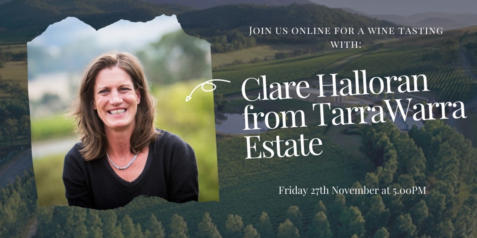 Banner image for TarraWarra Estate Masterclass with Clare Halloran