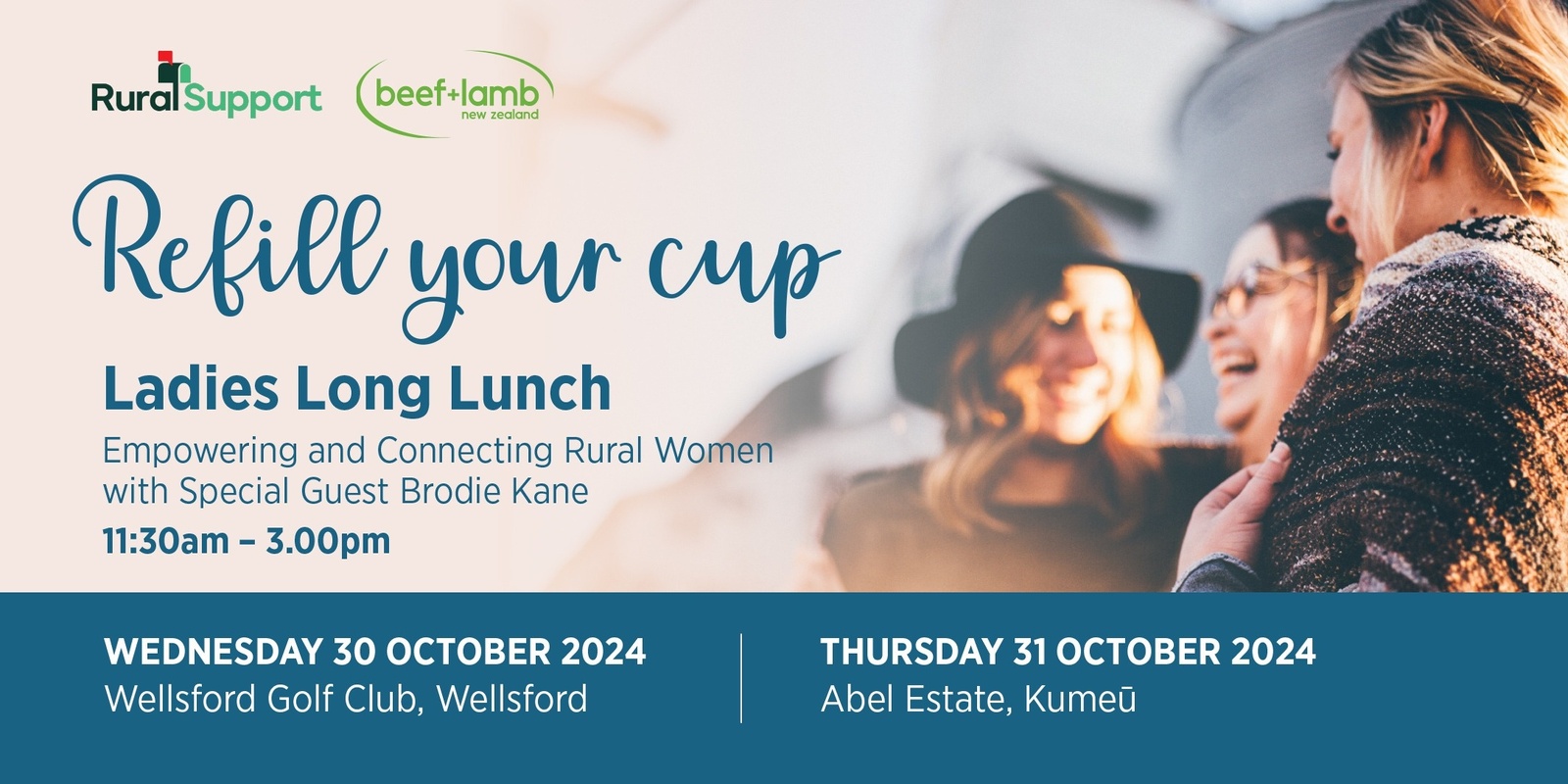 Banner image for Wellsford Ladies Long Lunch with Rural Support Northland