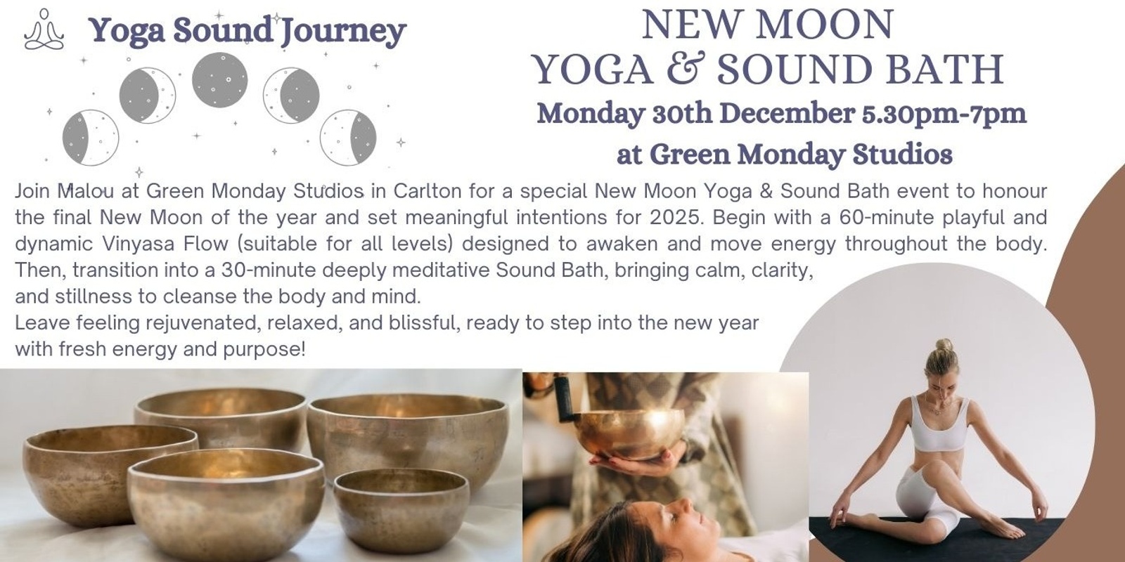 Banner image for Yoga Sound Journey - New Moon Yoga & Sound Bath