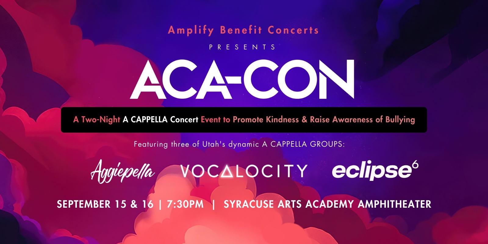 Banner image for ACA-CON: A Two-Night A cappella Concert Event 