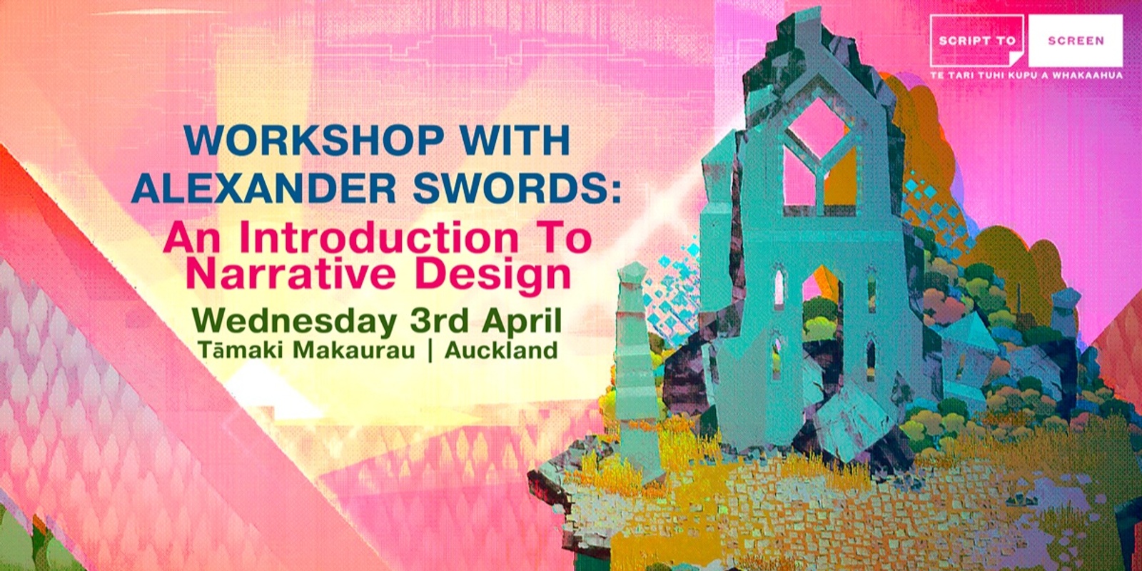 Banner image for WORKSHOP WITH ALEXANDER SWORDS: An Introduction To Narrative Design