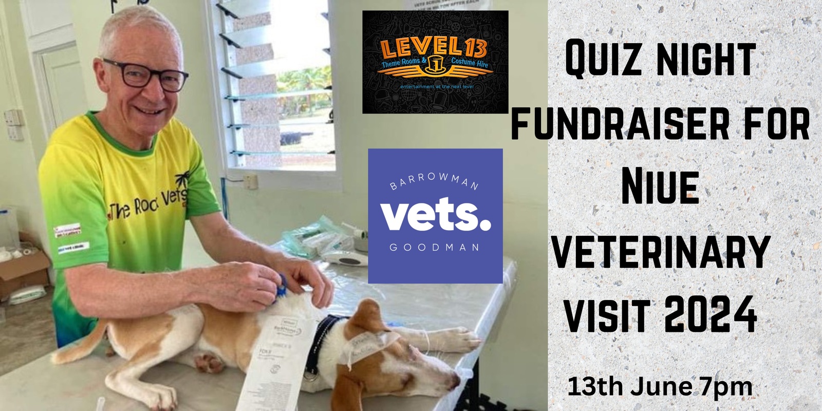 Banner image for Fundraising Quiz for Niue veterinary visit 2024