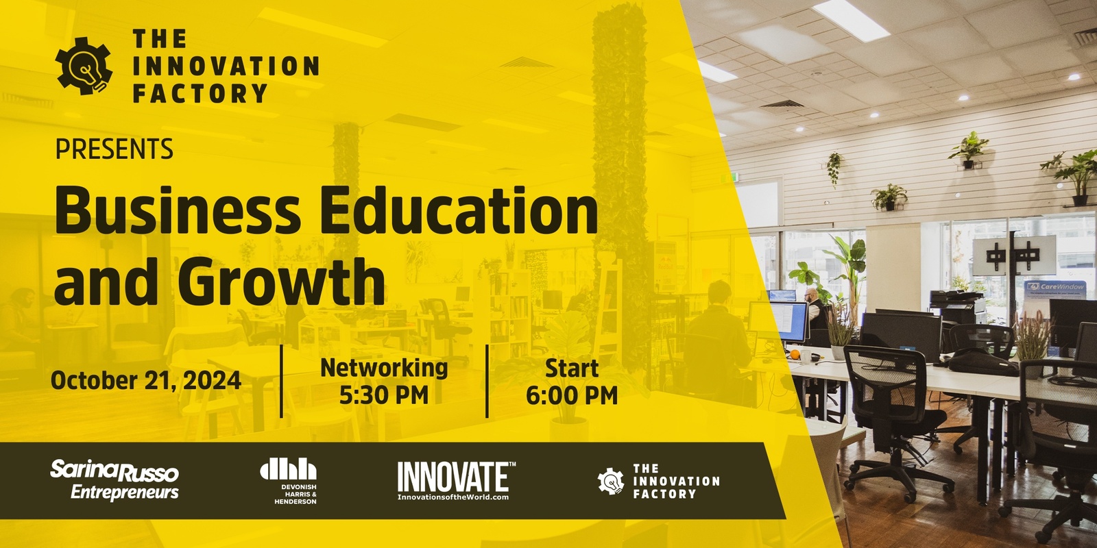 Banner image for Business Education and Growth Networking Event