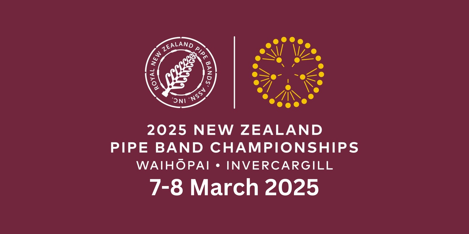 Banner image for RNZPBA National Pipe Band Championships 2025 - Waihōpai/Invercargill