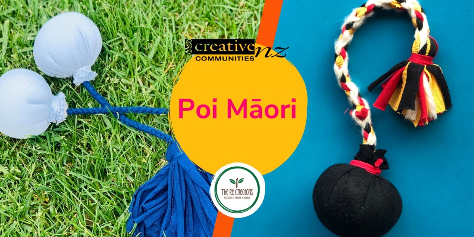 Banner image for Make Poi Māori, Grey Lynn Library, Wednesday 5 July  10am-12pm