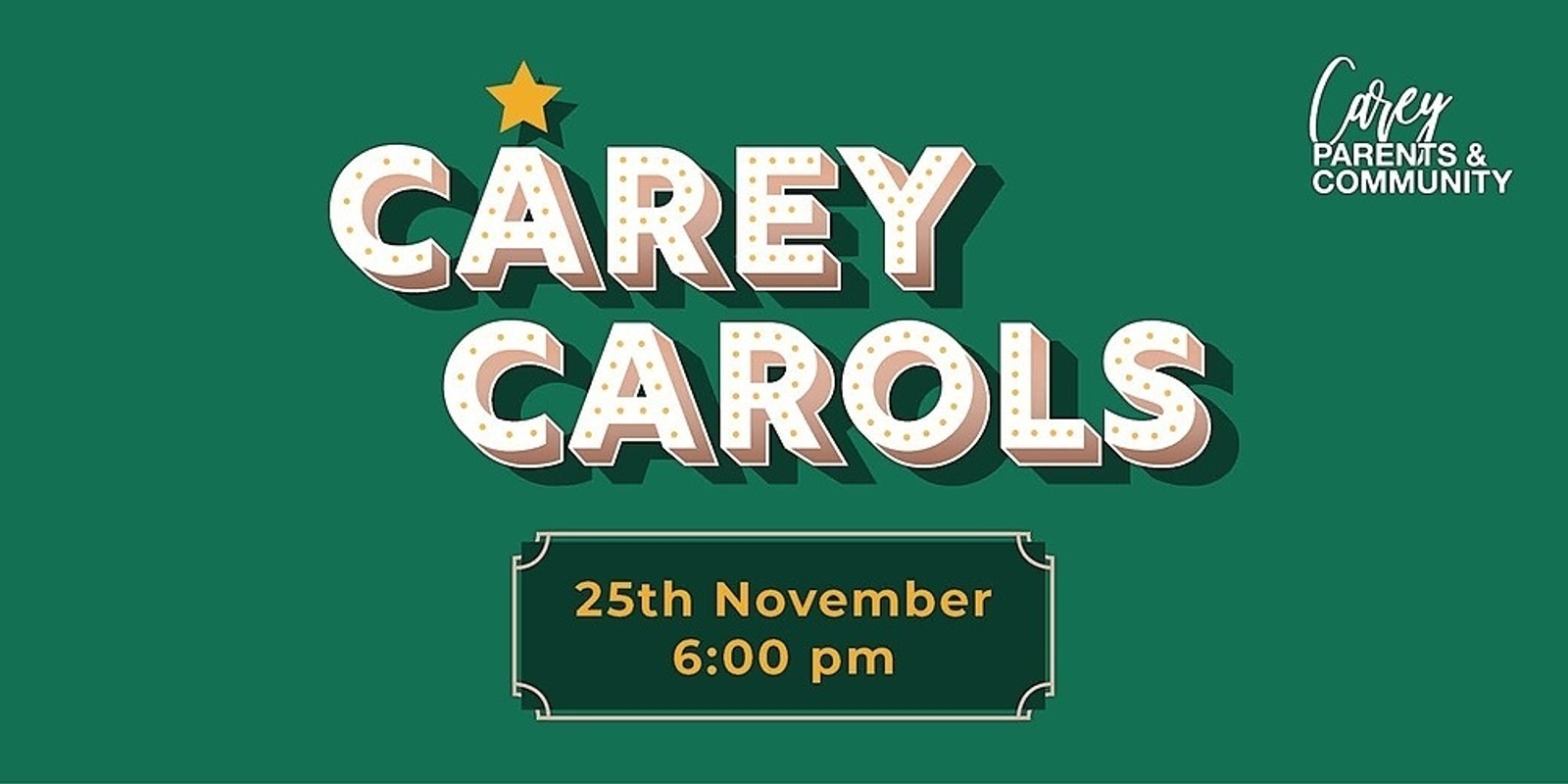 Banner image for Carey Carols 2022