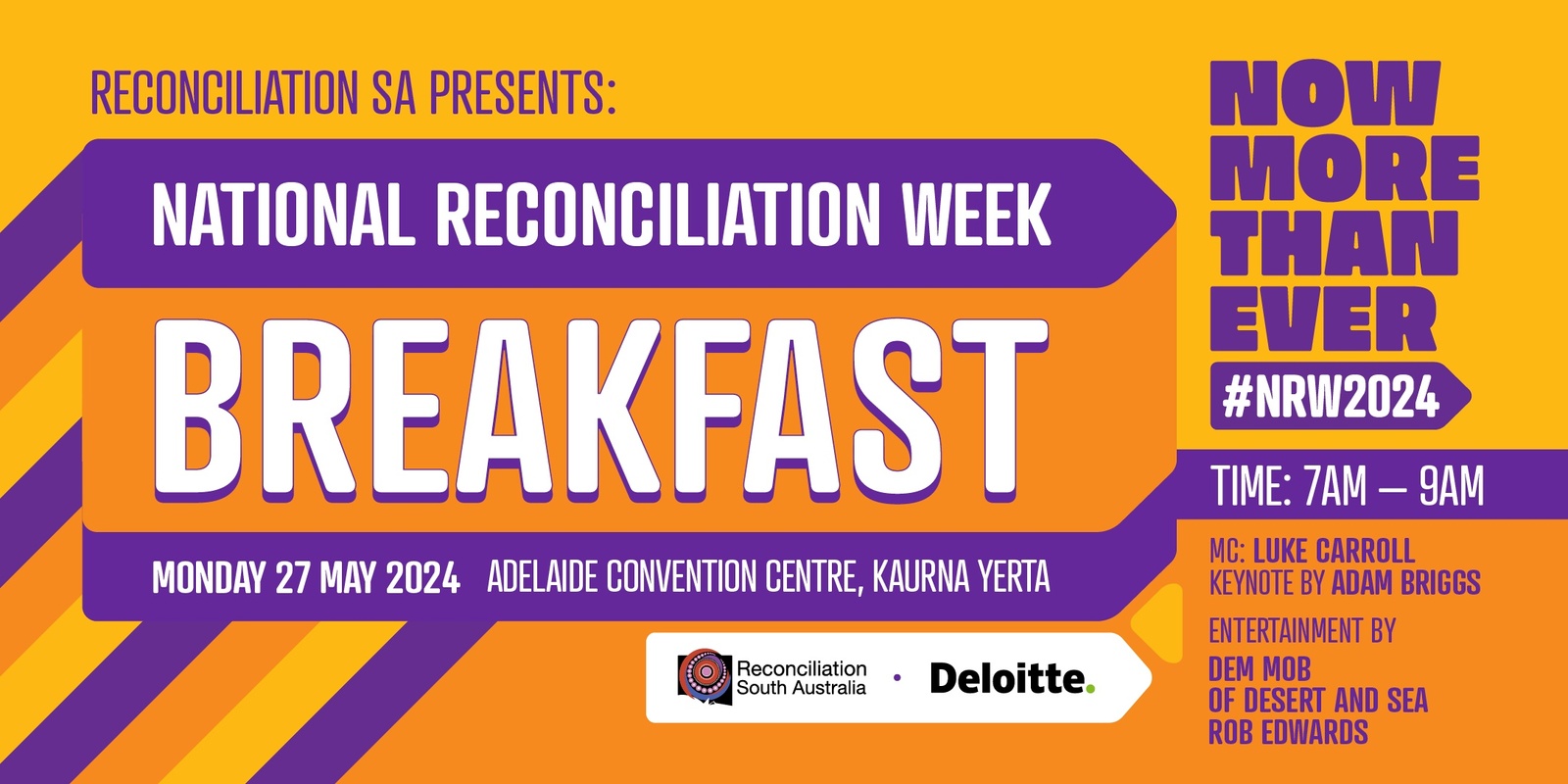 Banner image for *SOLD OUT* 2024 National Reconciliation Week Breakfast