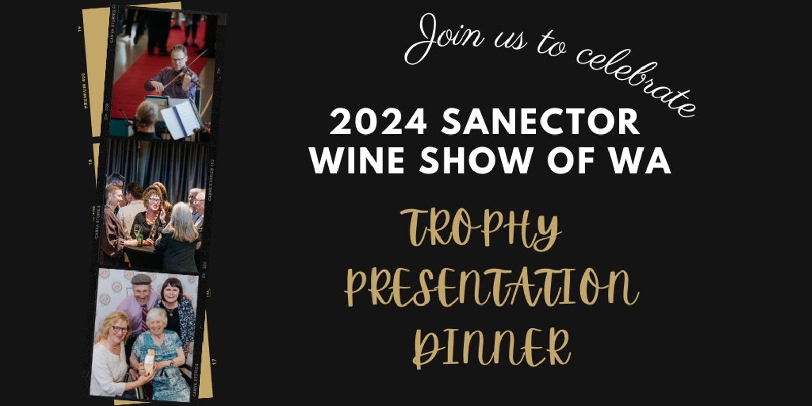 Banner image for Sanector Wine Show of WA Trophy Presentation Dinner