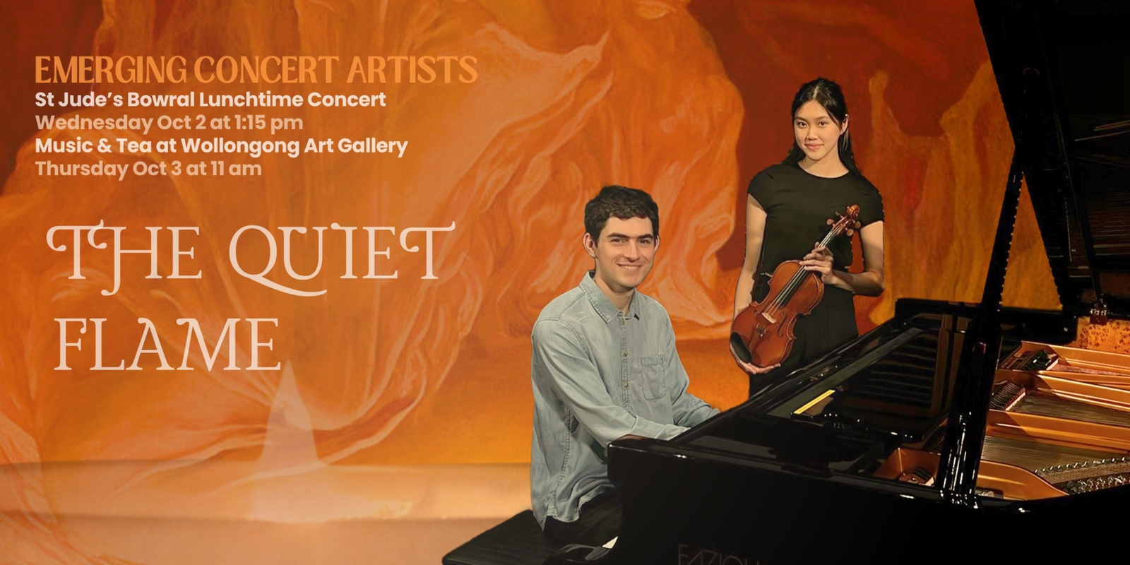 Banner image for Music & Tea at Wollongong Art Gallery | Emerging Concert Artists