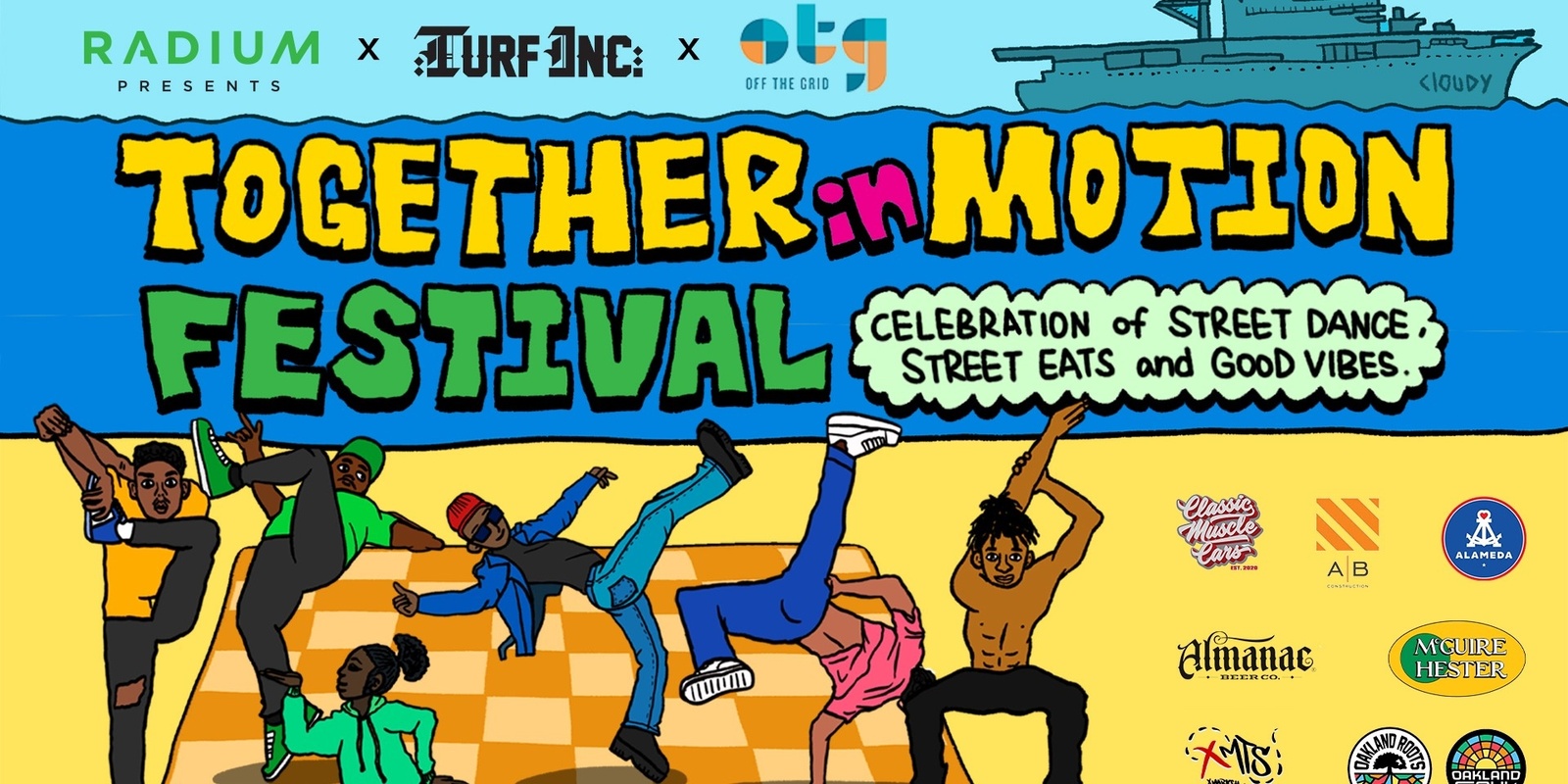 Banner image for Together In Motion Festival By TURFinc x Radium Runway - FREE Community Event
