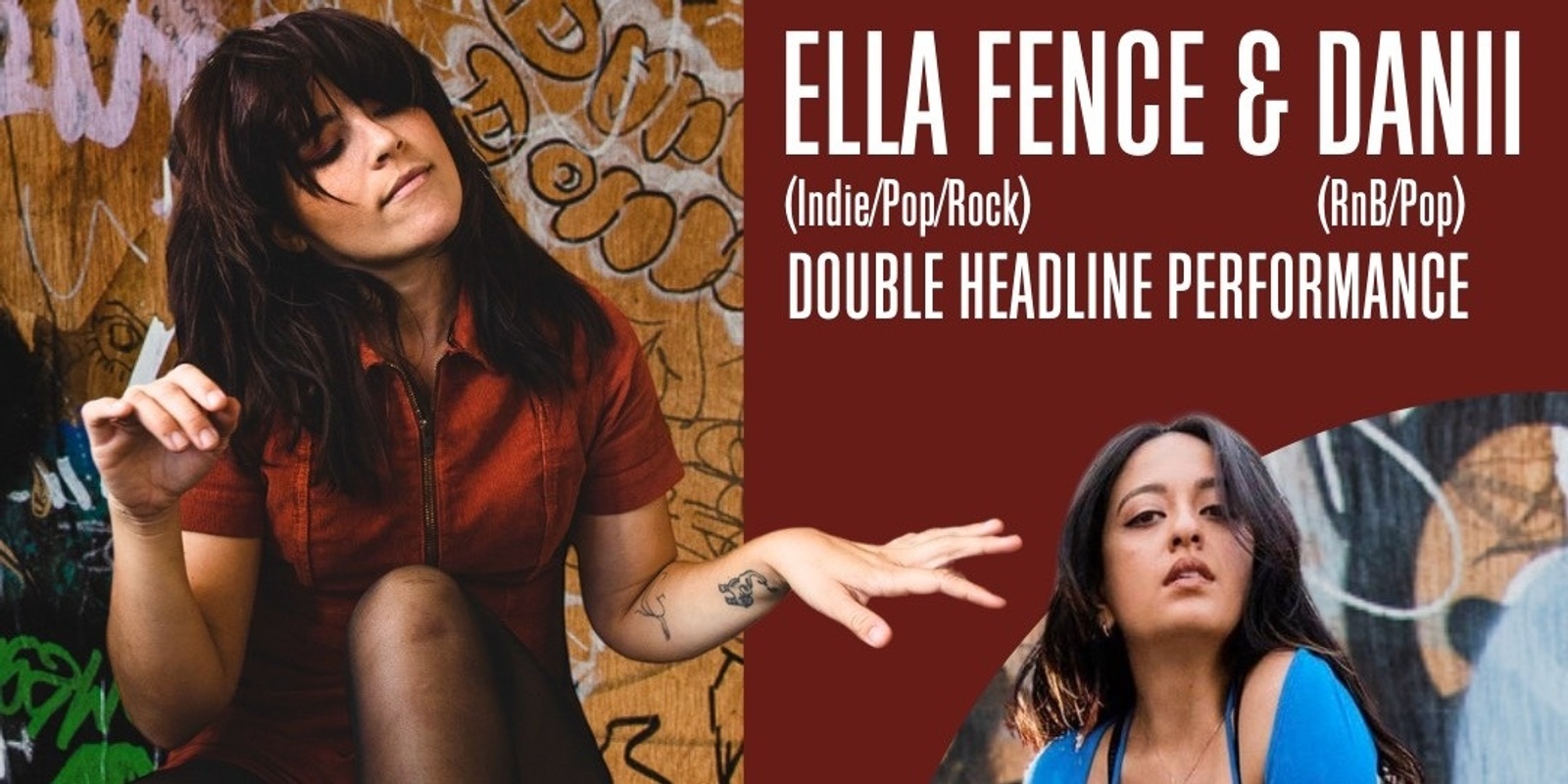 Banner image for Ella Fence & Danii: Indie Pop meets RnB 