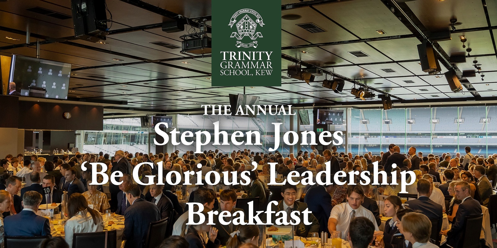 Banner image for 2025 Stephen Jones "Be Glorious" Leadership Breakfast