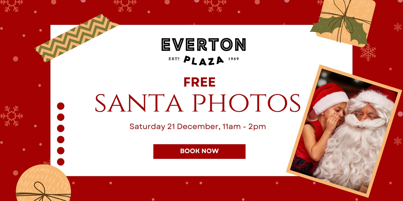 Banner image for FREE Santa Photos at Everton Plaza