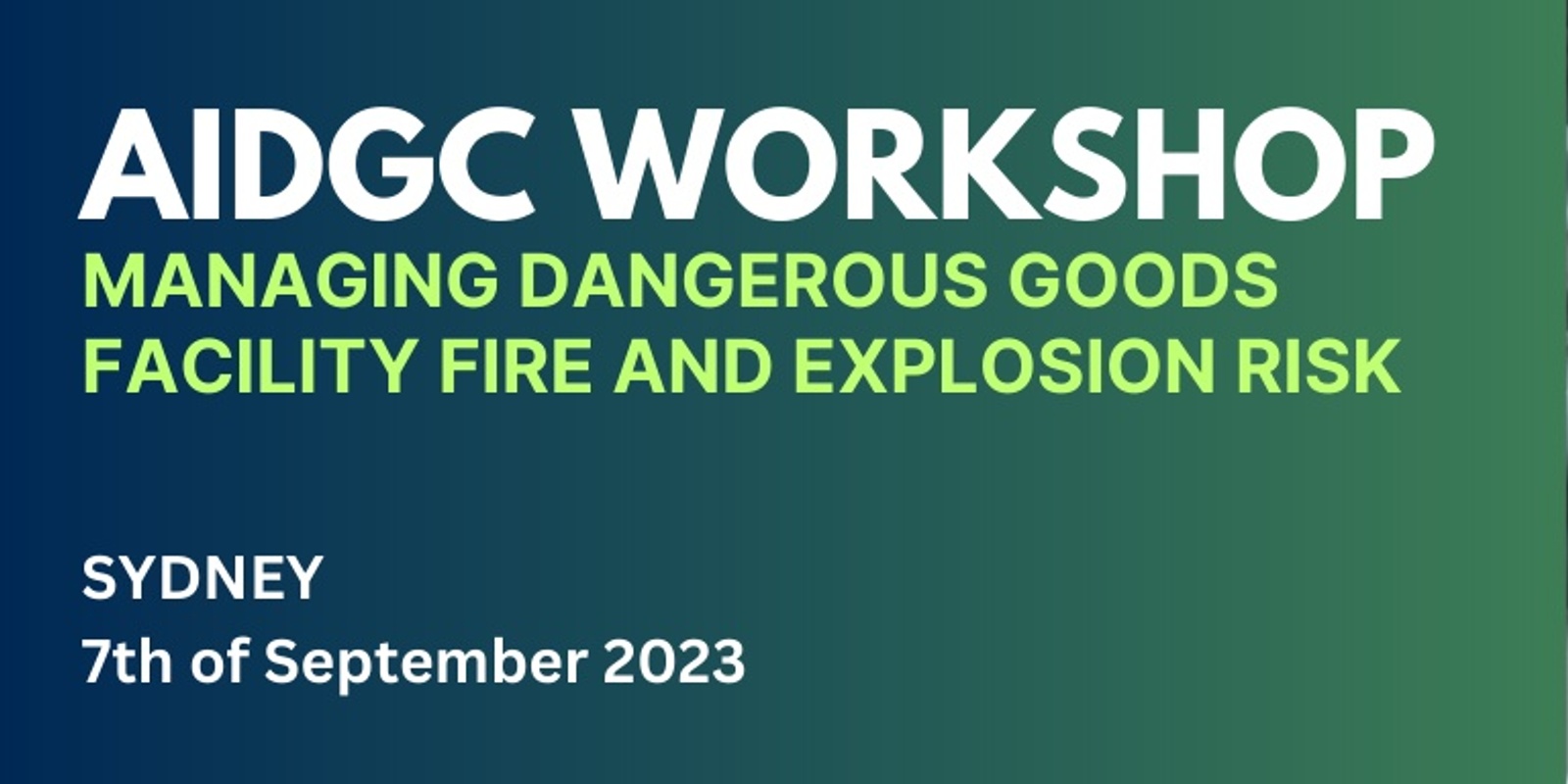 Banner image for AIDGC Workshop 2023