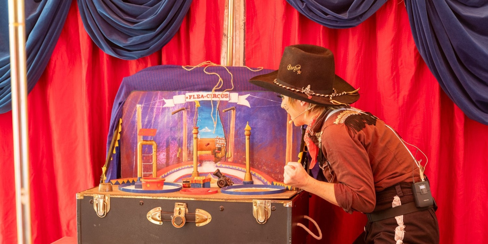 Banner image for The EXTRAordinary Tent Show - The Incredible Flea Circus and Flea Training Workshop