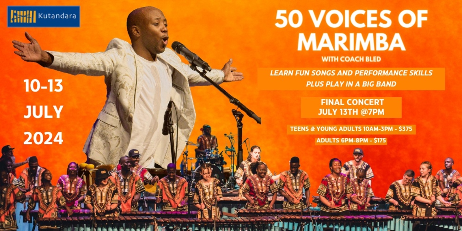 Banner image for 50 Voices of Marimba: July 10-13, 2024