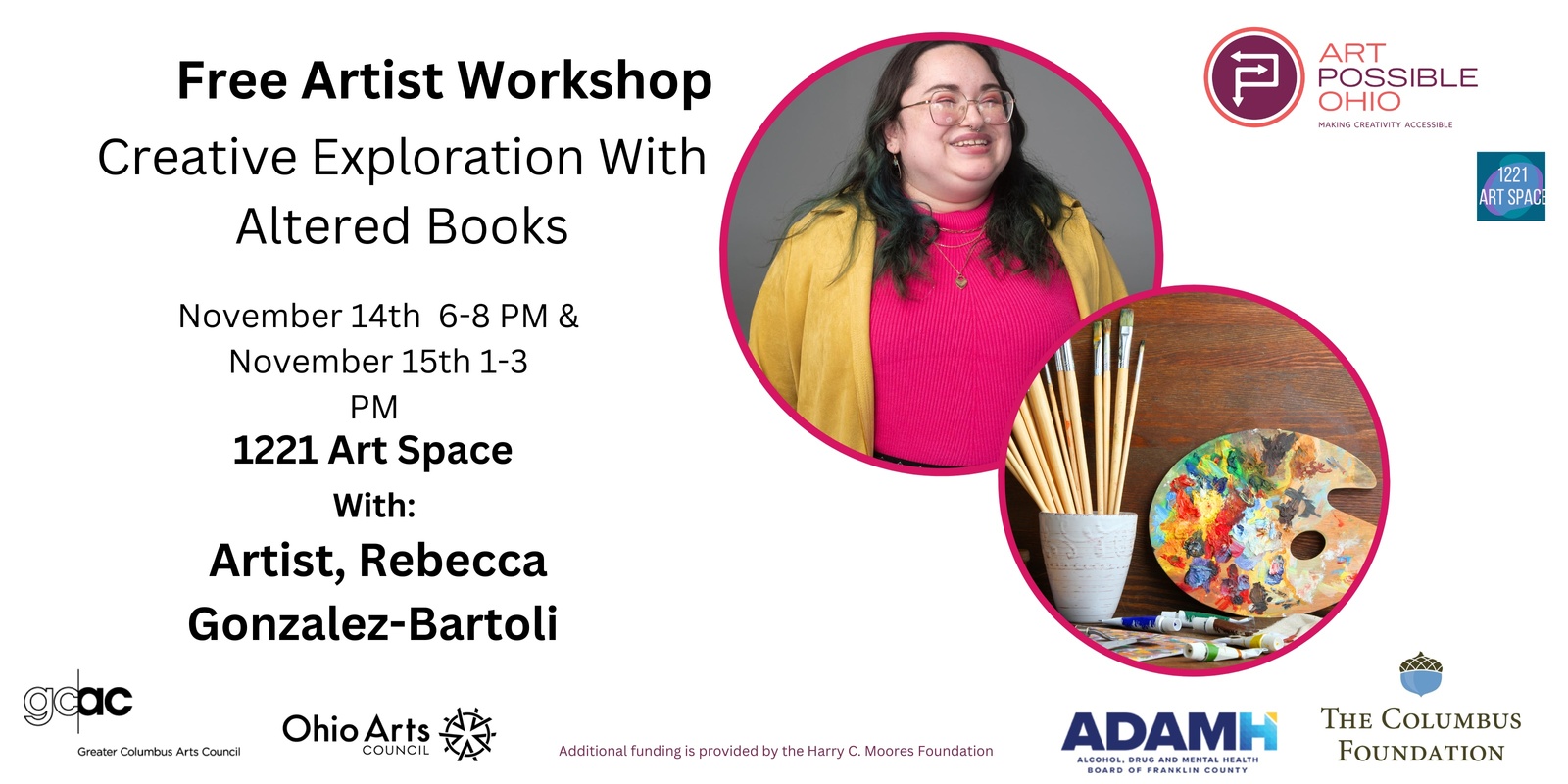Banner image for Artist Workshop:  Creative Exploration With Altered Books